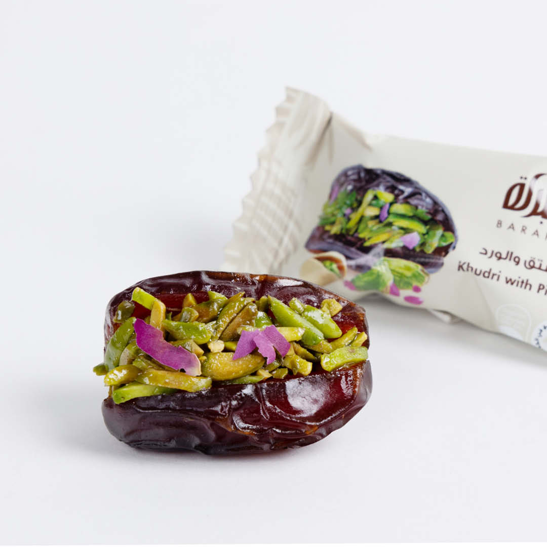 Khudri Malaki Rose Pistachio wrapped