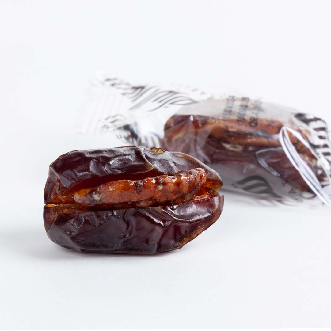 Khudri Malaki Pecan Caramel Wrapped